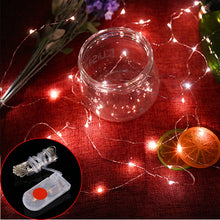 Load image into Gallery viewer, 20 LEDs SMD 0603 IP65 Waterproof CR2032 Button Batteries, 2m Blue Light, 2m Green Light, 2m Red Light, 2m White Light, 2m Warm White