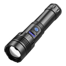 Load image into Gallery viewer, Short Style Micro USB Charging Outdoor Waterproof P70 + COB LED Flashlight, Support Power Display &amp; Telescopic Focusing &amp; 7-level Brightness Adjustment, P70