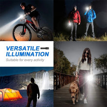 Load image into Gallery viewer, Short Style Micro USB Charging Outdoor Waterproof P70 + COB LED Flashlight, Support Power Display &amp; Telescopic Focusing &amp; 7-level Brightness Adjustment, P70