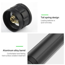 Load image into Gallery viewer, Short Style Micro USB Charging Outdoor Waterproof P70 + COB LED Flashlight, Support Power Display &amp; Telescopic Focusing &amp; 7-level Brightness Adjustment, P70