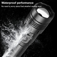Load image into Gallery viewer, Short Style Micro USB Charging Outdoor Waterproof P70 + COB LED Flashlight, Support Power Display &amp; Telescopic Focusing &amp; 7-level Brightness Adjustment, P70