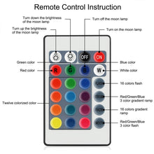 Load image into Gallery viewer, USB Charging 16-Color Dimming LED Night Light with Remote Control &amp; Wooden Holder