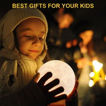 Load image into Gallery viewer, USB Charging 16-Color Dimming LED Night Light with Remote Control &amp; Wooden Holder