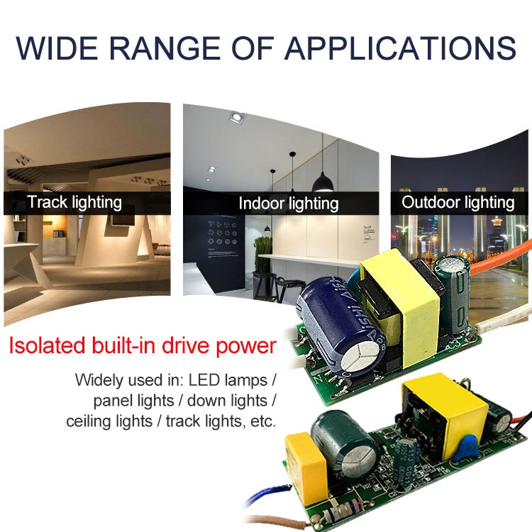 8-12W LED Driver Adapter Isolated Power Supply AC 85-265V to DC 24-46V, 8-12W