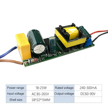 Load image into Gallery viewer, 18-25W LED Driver Adapter Isolated Power Supply AC 85-265V to DC 60-90V, 18-25W