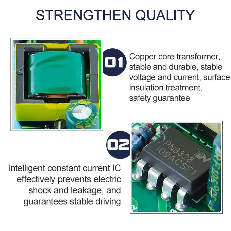 25-36W LED Driver Adapter Isolated Power Supply AC 85-265V to DC 75-135V, 25-36W