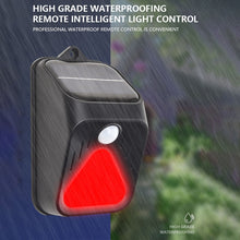 Load image into Gallery viewer, Solar Burglar Alarm Light Remote Control Human Body Induction Alarm