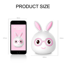 Load image into Gallery viewer, Creative Battery Powered LED Decoration Lamp Novelty Gift, Smile Pink Rabbit/Battery-Powered, Smile Blue Rabbit/Battery-Powered, Happy Pink Rabbit/Battery-Powered, Happy Blue Rabbit/Battery-Powered