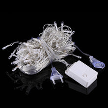 Load image into Gallery viewer, 96 LEDs Little Ice Bars String Light with End Joint &amp; Multi-function Controller, EU Plug, AC 220V, 3.5m Blue Light EU Plug, 3.5m Colorful Light EU Plug, 3.5m Pink Light EU Plug, 3.5m Purple Light EU Plug, 3.5m Red Light EU Plug, 3.5m White Light EU Plu...
