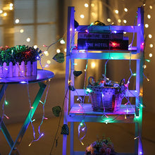 Load image into Gallery viewer, 96 LEDs Little Ice Bars String Light with End Joint &amp; Multi-function Controller, EU Plug, AC 220V, 3.5m Blue Light EU Plug, 3.5m Colorful Light EU Plug, 3.5m Pink Light EU Plug, 3.5m Purple Light EU Plug, 3.5m Red Light EU Plug, 3.5m White Light EU Plu...