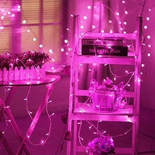 Load image into Gallery viewer, 96 LEDs Little Ice Bars String Light with End Joint &amp; Multi-function Controller, EU Plug, AC 220V, 3.5m Blue Light EU Plug, 3.5m Colorful Light EU Plug, 3.5m Pink Light EU Plug, 3.5m Purple Light EU Plug, 3.5m Red Light EU Plug, 3.5m White Light EU Plu...