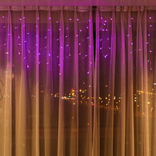 Load image into Gallery viewer, 96 LEDs Little Ice Bars String Light with End Joint &amp; Multi-function Controller, EU Plug, AC 220V, 3.5m Blue Light EU Plug, 3.5m Colorful Light EU Plug, 3.5m Pink Light EU Plug, 3.5m Purple Light EU Plug, 3.5m Red Light EU Plug, 3.5m White Light EU Plu...