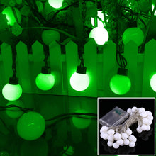 Load image into Gallery viewer, 40 LEDs 3 x AA Batteries Powered String Light with 3-Modes, DC 4.5V, 4m Warm White, 4m Blue Light, 4m Colorful Light, 4m Green Light, 4m Purple Light, 4m Red Light, 4m White Light