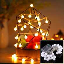 Load image into Gallery viewer, 40 LEDs 3 x AA Batteries Powered String Light with 3-Modes, DC 4.5V, 4m Warm White, 4m Blue Light, 4m Colorful Light, 4m Green Light, 4m Purple Light, 4m Red Light, 4m White Light