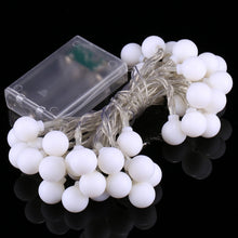 Load image into Gallery viewer, 40 LEDs 3 x AA Batteries Powered String Light with 3-Modes, DC 4.5V, 4m Warm White, 4m Blue Light, 4m Colorful Light, 4m Green Light, 4m Purple Light, 4m Red Light, 4m White Light