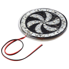 Load image into Gallery viewer, 65 LEDs SMD 2835 Motorcycle Modified Windmill Angel Eyes RGB Light Fire Wheel Light Styling Flash Atmosphere Lamp, Diameter: 8.3cm, DC 12V, 65 LEDs Diameter: 9cm