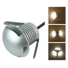 Load image into Gallery viewer, 3W LED Embedded Polarized Buried Lamp IP67 Waterproof Turtle Shell Lamp Outdoor Garden Lawn Lamp, Warm Light 3000K Q3 Three-way Light, Warm Light 3000K Q3