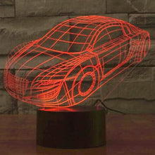 Load image into Gallery viewer, 7 Color Discoloration Creative Visual Stereo Lamp Desk Lamp Night Light, Car Style