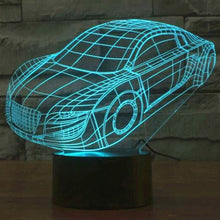 Load image into Gallery viewer, 7 Color Discoloration Creative Visual Stereo Lamp Desk Lamp Night Light, Car Style