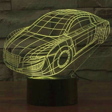Load image into Gallery viewer, 7 Color Discoloration Creative Visual Stereo Lamp Desk Lamp Night Light, Car Style