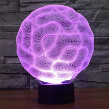 Load image into Gallery viewer, 7 Color Discoloration Creative Visual Stereo Lamp Desk Lamp Night Light, Brain Style