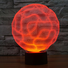 Load image into Gallery viewer, 7 Color Discoloration Creative Visual Stereo Lamp Desk Lamp Night Light, Brain Style