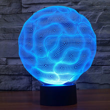 Load image into Gallery viewer, 7 Color Discoloration Creative Visual Stereo Lamp Desk Lamp Night Light, Brain Style