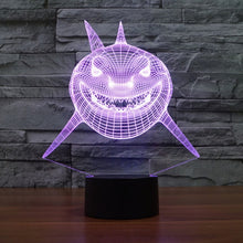 Load image into Gallery viewer, 7 Color Discoloration Creative Visual Stereo Lamp Desk Lamp Night Light, Positive Face Shark Style