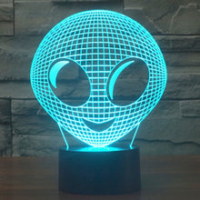 Load image into Gallery viewer, 7 Color Discoloration Creative Visual Stereo Lamp Desk Lamp Night Light, Alien Style