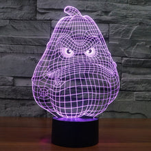 Load image into Gallery viewer, 7 Color Discoloration Creative Visual Stereo Lamp Desk Lamp Night Light, White Gourd Style