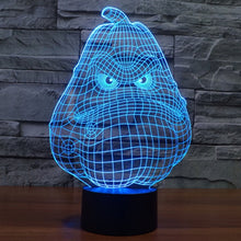 Load image into Gallery viewer, 7 Color Discoloration Creative Visual Stereo Lamp Desk Lamp Night Light, White Gourd Style