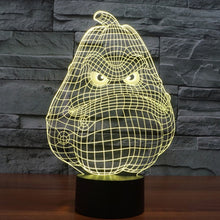 Load image into Gallery viewer, 7 Color Discoloration Creative Visual Stereo Lamp Desk Lamp Night Light, White Gourd Style