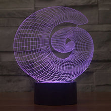 Load image into Gallery viewer, 7 Color Discoloration Creative Visual Stereo Lamp Desk Lamp Night Light, Abstract Style