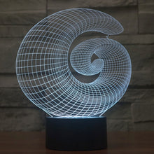 Load image into Gallery viewer, 7 Color Discoloration Creative Visual Stereo Lamp Desk Lamp Night Light, Abstract Style