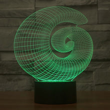Load image into Gallery viewer, 7 Color Discoloration Creative Visual Stereo Lamp Desk Lamp Night Light, Abstract Style