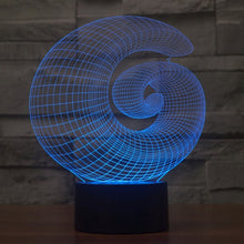 Load image into Gallery viewer, 7 Color Discoloration Creative Visual Stereo Lamp Desk Lamp Night Light, Abstract Style