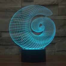 Load image into Gallery viewer, 7 Color Discoloration Creative Visual Stereo Lamp Desk Lamp Night Light, Abstract Style