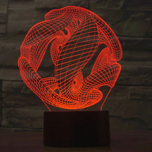 Load image into Gallery viewer, 7 Color Discoloration Creative Visual Stereo Lamp Desk Lamp Night Light, Abstract Style Model 7