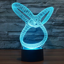 Load image into Gallery viewer, 7 Color Discoloration Creative Visual Stereo Lamp Desk Lamp Night Light, Abstract Style Model 2