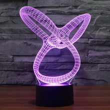 Load image into Gallery viewer, 7 Color Discoloration Creative Visual Stereo Lamp Desk Lamp Night Light, Abstract Style Model 2