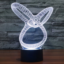 Load image into Gallery viewer, 7 Color Discoloration Creative Visual Stereo Lamp Desk Lamp Night Light, Abstract Style Model 2