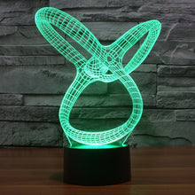 Load image into Gallery viewer, 7 Color Discoloration Creative Visual Stereo Lamp Desk Lamp Night Light, Abstract Style Model 2