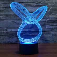 Load image into Gallery viewer, 7 Color Discoloration Creative Visual Stereo Lamp Desk Lamp Night Light, Abstract Style Model 2