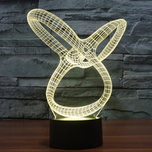 Load image into Gallery viewer, 7 Color Discoloration Creative Visual Stereo Lamp Desk Lamp Night Light, Abstract Style Model 2