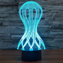 Load image into Gallery viewer, 7 Color Discoloration Creative Visual Stereo Lamp Desk Lamp Night Light, Acaleph Style