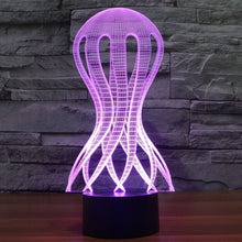 Load image into Gallery viewer, 7 Color Discoloration Creative Visual Stereo Lamp Desk Lamp Night Light, Acaleph Style