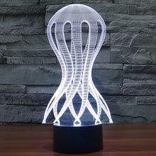 Load image into Gallery viewer, 7 Color Discoloration Creative Visual Stereo Lamp Desk Lamp Night Light, Acaleph Style