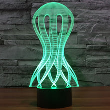 Load image into Gallery viewer, 7 Color Discoloration Creative Visual Stereo Lamp Desk Lamp Night Light, Acaleph Style