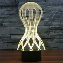 Load image into Gallery viewer, 7 Color Discoloration Creative Visual Stereo Lamp Desk Lamp Night Light, Acaleph Style