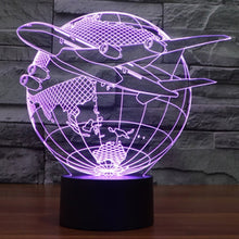 Load image into Gallery viewer, 7 Colour Discoloration Creative Visual Stereo Lamp Desk Lamp Night Light, Fly out of Asia Style